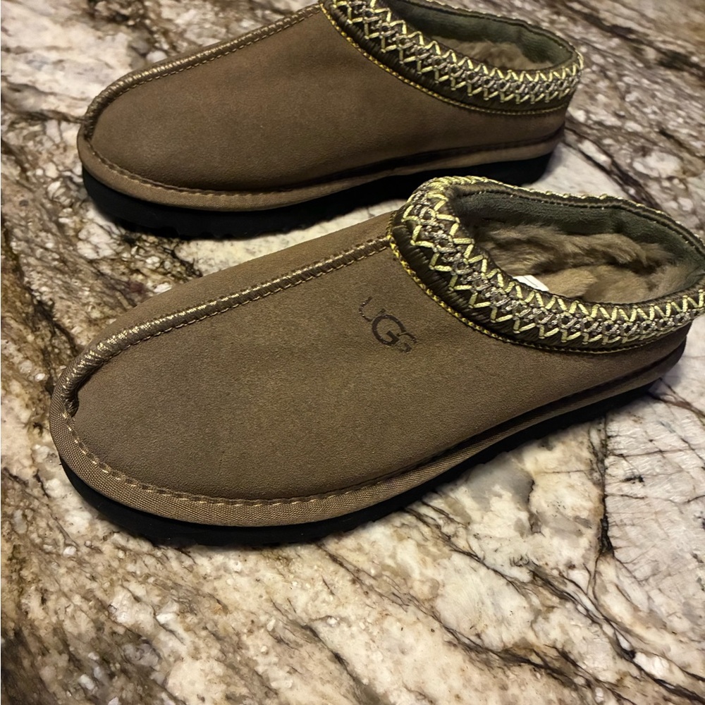 UGG Men's Tan Slip-On Loafers